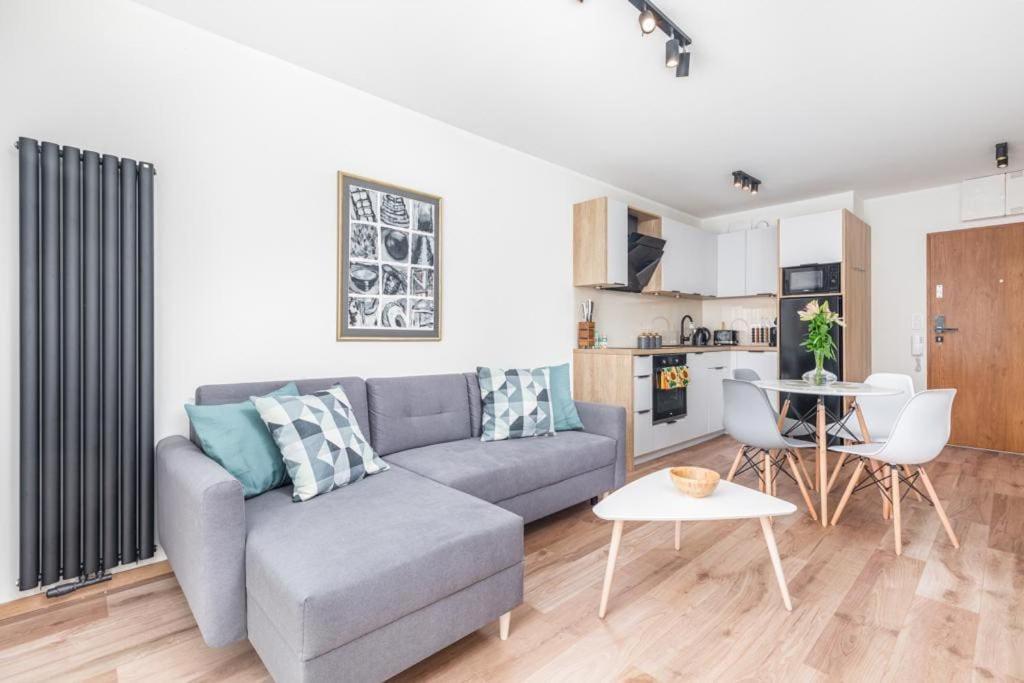 Modern Riverside Apartment With Free Parking Space 什切青 外观 照片